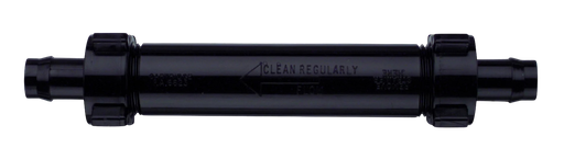 [1IS10BB] In Line Polly Filter 25mm B-Cart Black Case