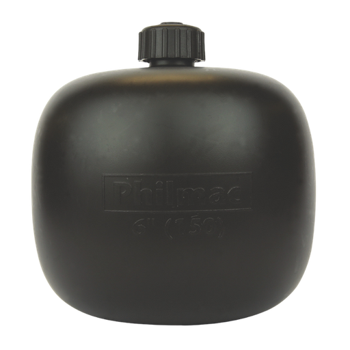 [90489600] Float CW 6" (150) Black Philmac
