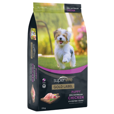 [DOGSUPVITPUPCHICK20KG] Supervite Gold Label Puppy Chicken 20kg