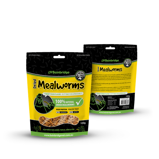 [A8451] Freeze Dried Australian Mealworms 100g