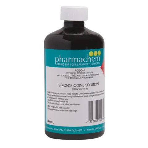 [IOIODINE500ML] Pharmachem Strong Iodine Solution 10% 500ml