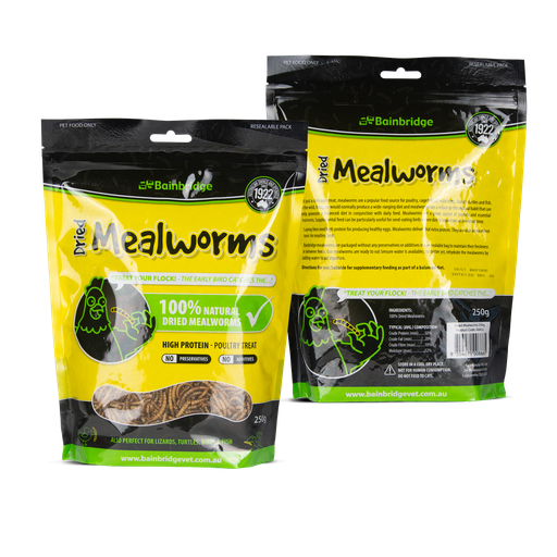 [A8452] Freeze Dried Australian Mealworms 250g