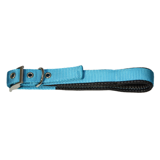 [A7007] Padded Webbed Dog Collar 40cm All Colours