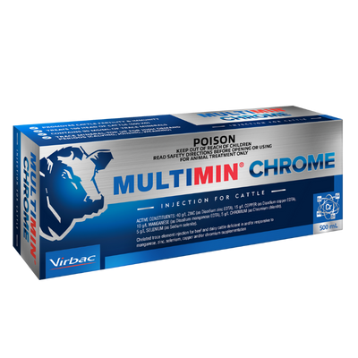 [MULTCHROME] Multimin CHROME Injection For Cattle 500ML