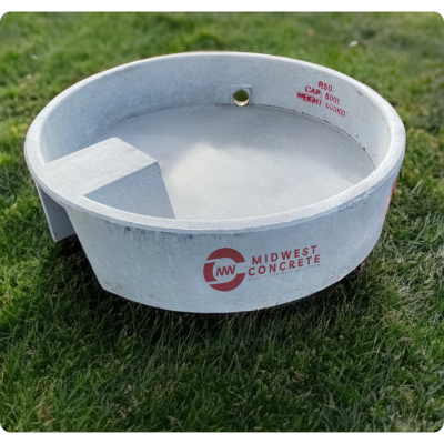 [R5040] Concrete Water Trough 500L Round NO FLOAT Midwest