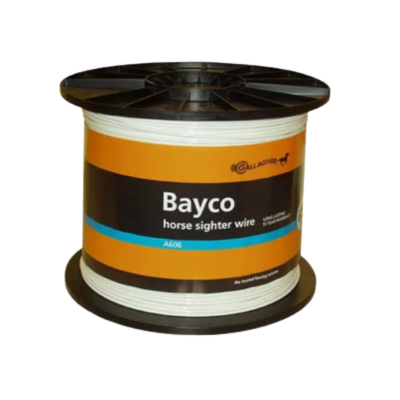 [WIREBAY4625] Bayco Sighter 625m Coil 4mm White Gallagher