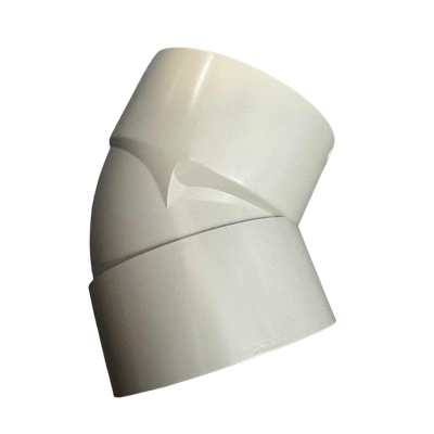 [100D45BFF] PVC 100mm x 45 deg Elbow FI