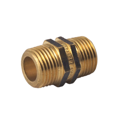 [HN20] Brass Hex Nipple 20mm