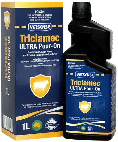 [TRICLOMEC1L] Triclamec Ultra Pour-On 1L