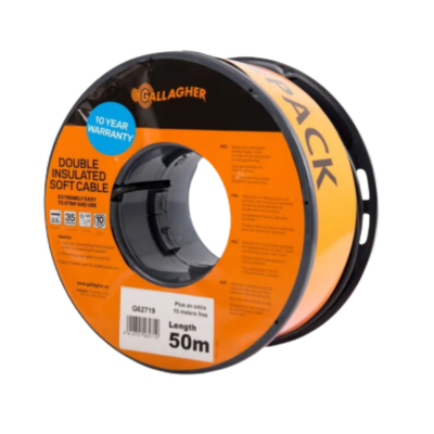 [INSCABLE2.5MX60MG] Double Insulated Cable 2.5mm x 60m (50m + 10m free) G62719 Gallagher